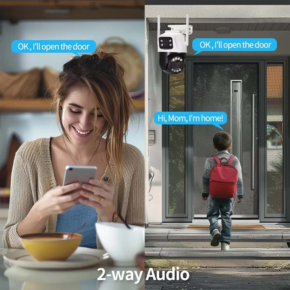 smart home security camera,smart ip camera,outdoor floodlight camera,ptz cctv camera,security camera with alarm (4)