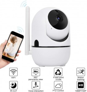WiFi Smart AI-powered Analytics Auto Tracking Camera Tuya