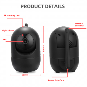 WiFi Smart AI-powered Analytics Auto Tracking Camera Tuya